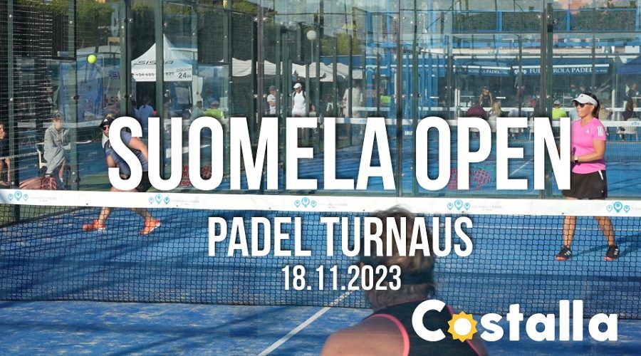 Suomela Open padel turnaus pelattiin Fuengirolassa