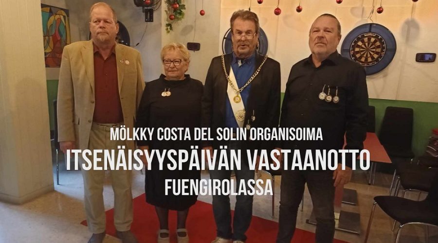 Aurinkorannikon Mölkky yhdistys järjesti hienon itsenaisyyspäivän vastaanoton