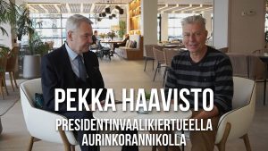 Pekka Haavisto Aurinkorannikolla